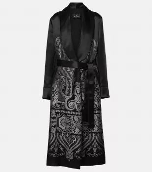 Silk Blend Robe