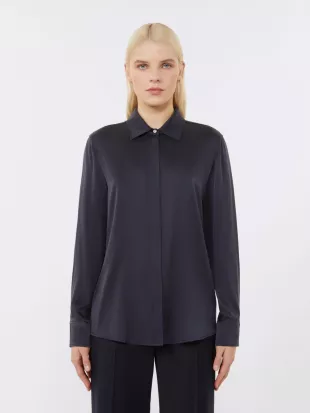 Classic Silk Satin Shirt