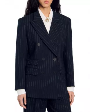 Courbevoie Striped Blazer