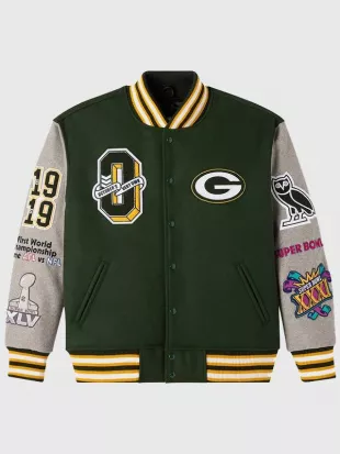 OVO 2025 Packers Varsity Jacket