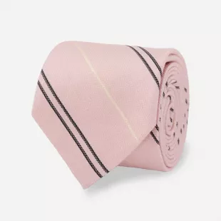 Bali Double Stripe Pale Orchid Tie