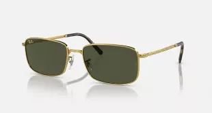 RB3717 Sunglasses in Gold and Green