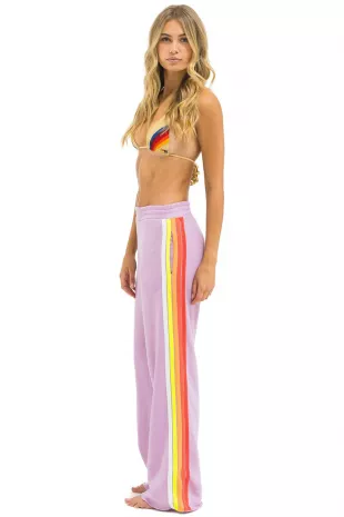 5 Stripe Wide Leg Pocket Sweatpants