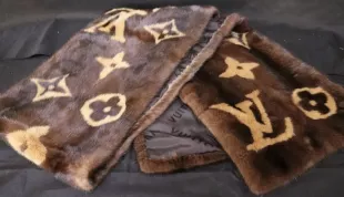 Paris 100 Percent Vison Mink Scarf