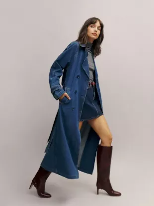 Hayes Denim Trench