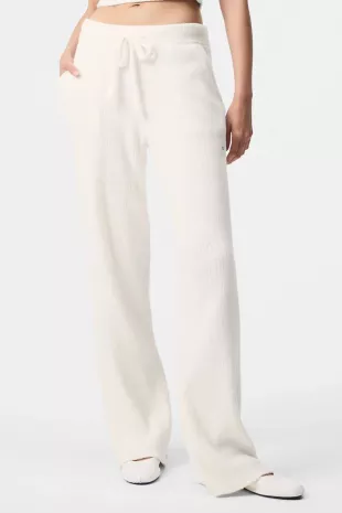 Snuggle Up Sweater High-Waist Wide Leg Pant