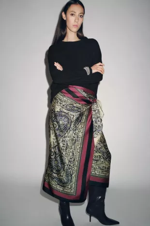 Paisley Sarong Skirt