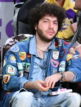 Benny Blanco LA Lakers Game Denim Jacket