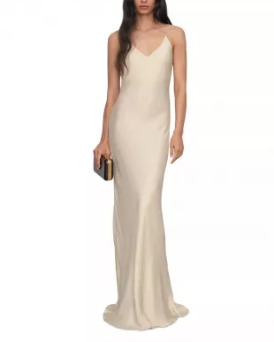 Maggie Jacquard Maxi Slip Dress