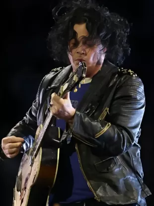 Halftime Show Jack White Leather Jacket