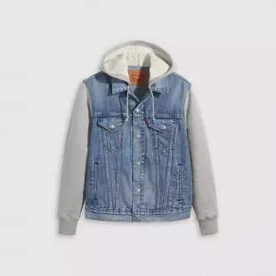 Hybrid Hooded Trucker Jacket