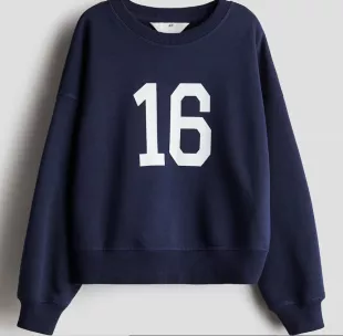 Motif-Detail Sweatshirt