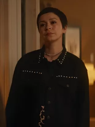 Ripple Julia Chan Black Denim Jacket