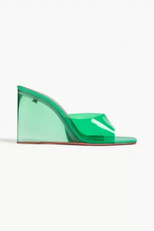 Lupita PVC Wedge Mules