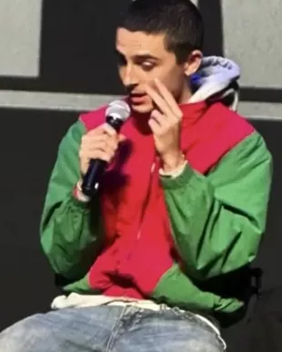 Timothée Chalamet Marty Supreme Christmas Jacket