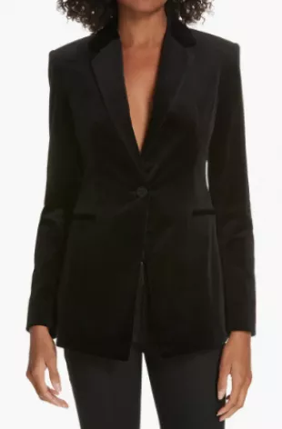 Stretch Velvet Power Jacket