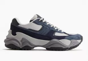 Chunky Sneakers - Blue/gray