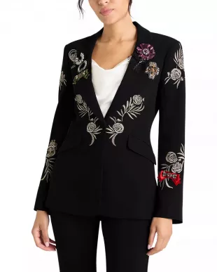 Heritage Rose Cheyenne Embroidered Blazer