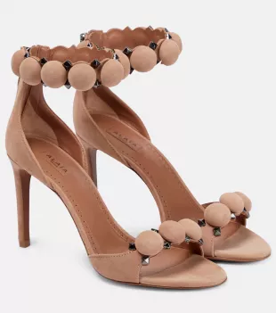 La Bombe 90 Suede Sandals