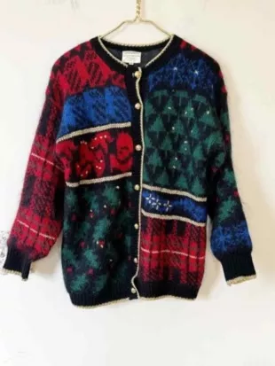 SNL S51 Melissa McCarthy Christmas Cardigan