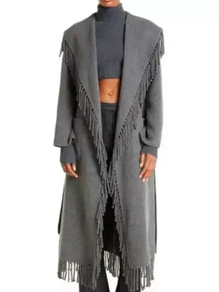 Beyond The Gates 2025 Jen Jacob Fringe Grey Coat