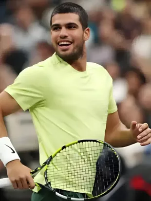 Carlos Alcaraz A Racquet At The Rock T-Shirt