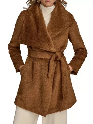 Today Show Jenna Bush Hager Brown Wrap Coat