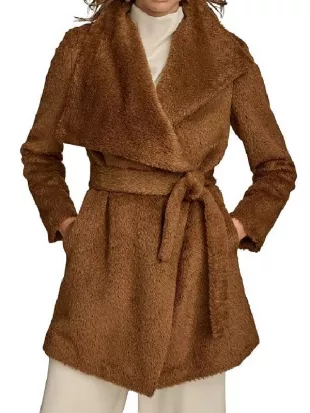 The Today Show 2025 Jenna Bush Hager Brown Wrap Coat