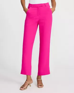 Neon Pink Flared Pants