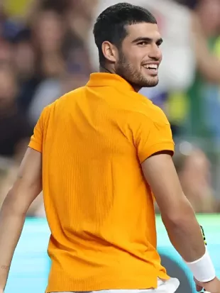 Miami Invitational 2025 Carlos Alcaraz Orange T-Shirt