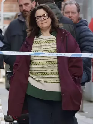 Ruth Jones Run Away 2025 Purple Hooded Jacket