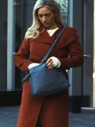 The Beast in Me 2025 Brittany Snow Brown Trench Coat