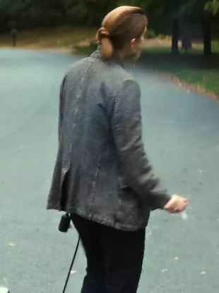 The Beast In Me 2025 Claire Danes Grey Jacket