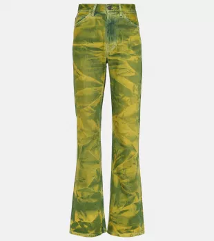 High Rise Straight Jeans