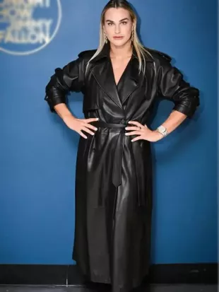 Aryna Sabalenka The Tonight Show Starring Jimmy Fallon S13 Trench Coat