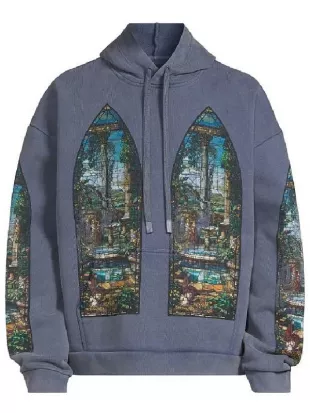 Bel-Air S04 Will Smith Purple Window Print Hoodie