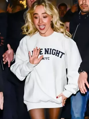 Sabrina Carpenter LATE NIGHT NYC Sweatshirt