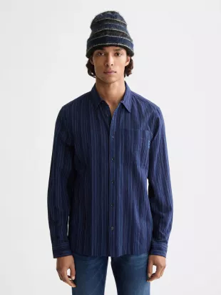 Textured Stripe Shirt