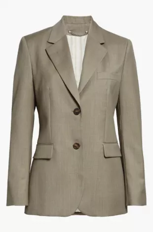 Journey Single Breasted Wool Blazer