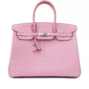 Bubblegum Pink Matte Alligator Birkin