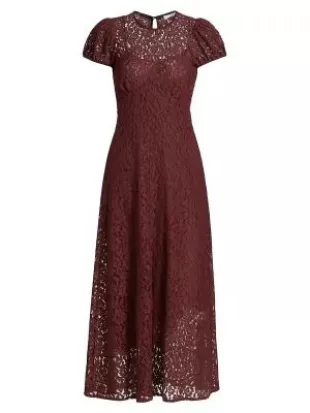 Katarina Dress in Black Cherry