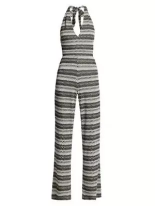 Chandler Striped Sleeveless Jumpsuit