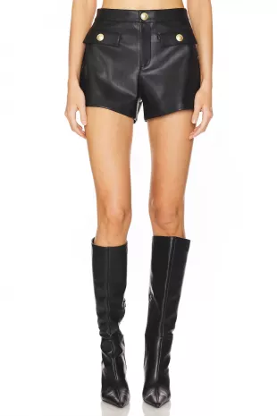 Dionne Leather Shorts
