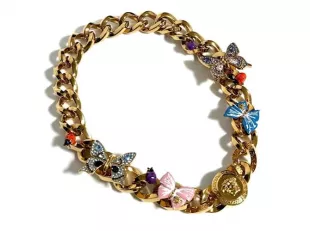 Chain Necklace Pendant Choker Butterfly