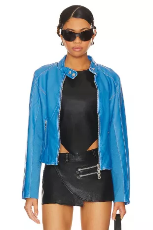 We The Free Max Moto Faux Leather Jacket Super