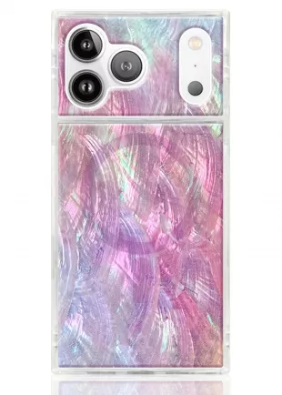 iPhone Case in Pink Mother of Pearl
