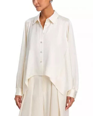 Georgia Satin Stripe Top