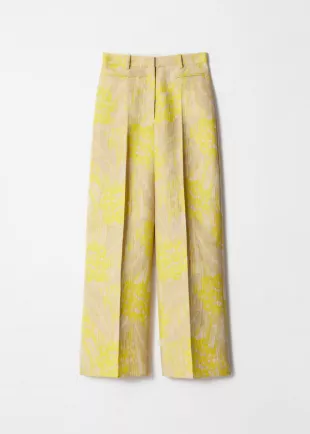 Jacquard Press Crease Trousers
