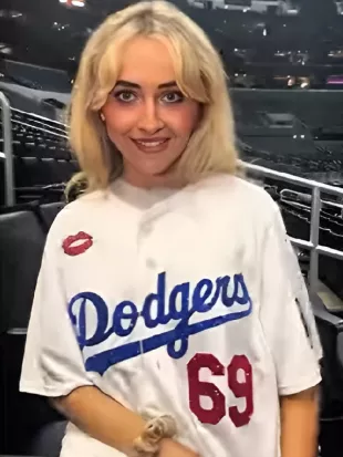 Sabrina Carpenter Short N Sweet Tour LA Dodgers Jersey