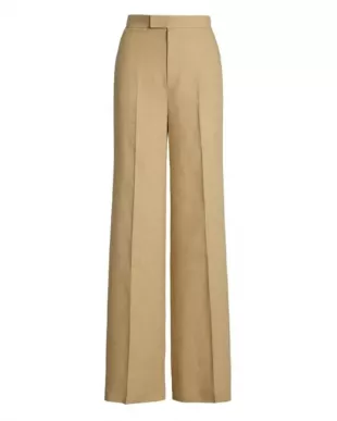 Women's Natural Linen Trousers